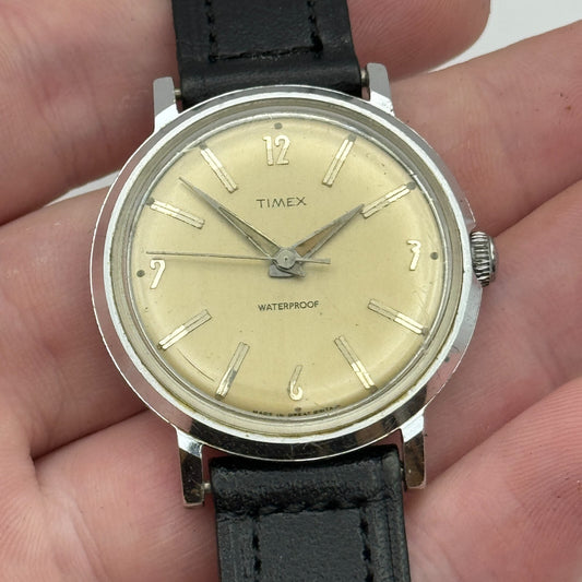 34mm Men’s Vintage Timex GB Made Waterproof Dustproof Aluminium Watch PARTS