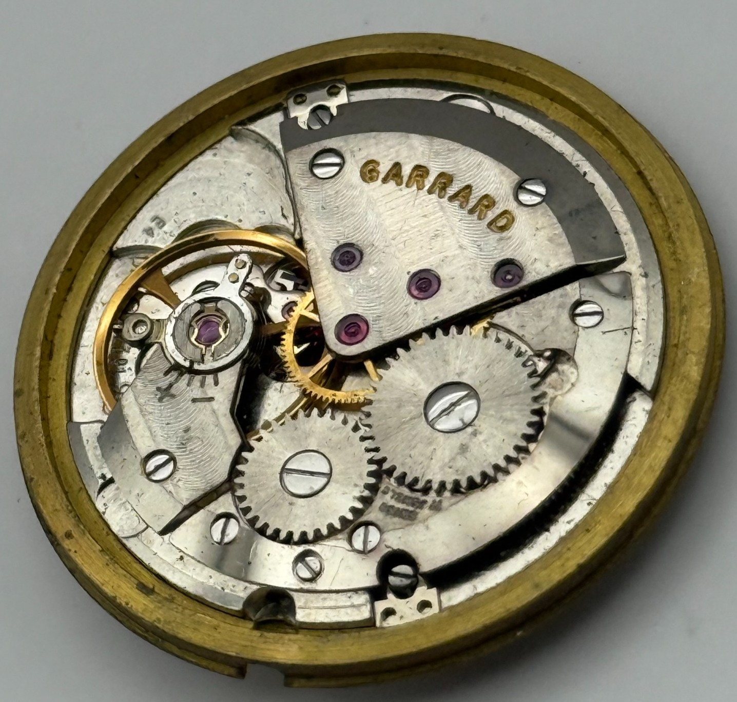 Garrard ETA 2391 Watch Movement Manual Wind Vintage Swiss Parts Repair 30.3mm