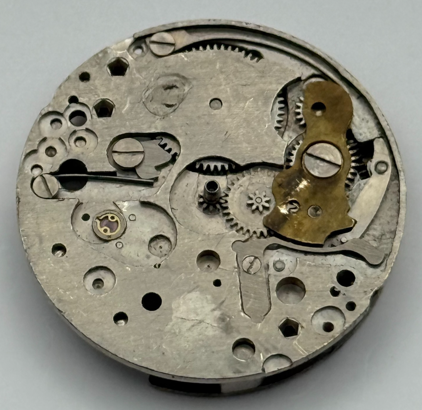 EB 1553 Watch Movement Ingersoll Manual Wind Vintage Swiss Parts Repair 23.7mm