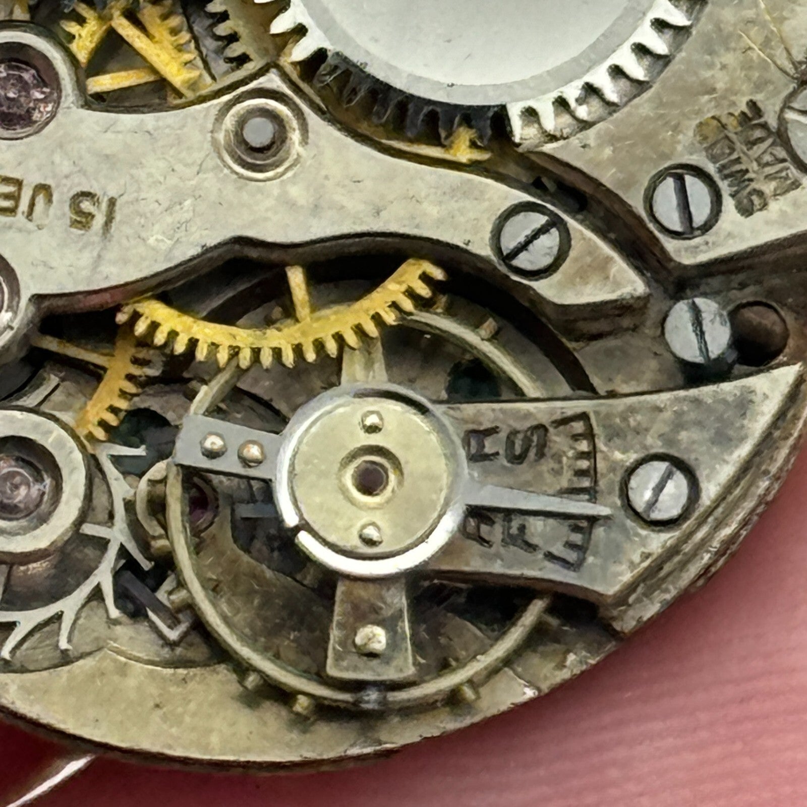 23.7mm 15 Jewels Swiss Trench Watch Movement Manual Wind PARTS SPARES