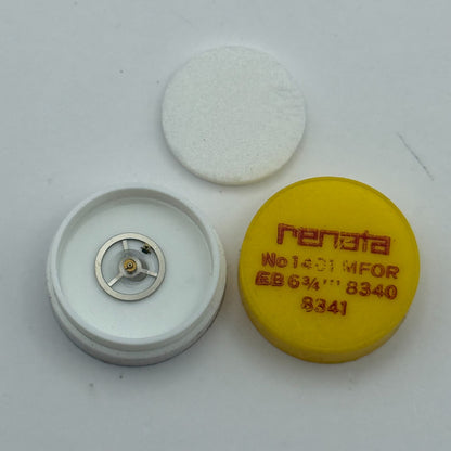 EB 8340 8341 Balance Wheel Complete And Spring 6 3/4’’’ Watch Movements Parts