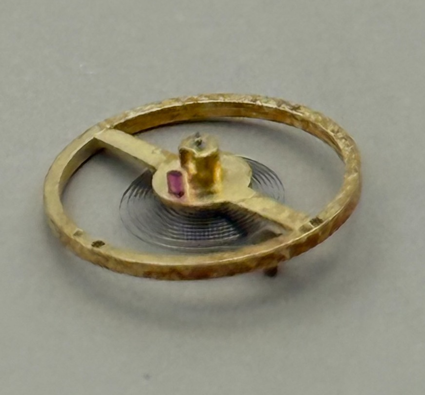 BFG 58158 Balance Wheel Complete And Spring a pl + a dgt 1569 M Watch Parts NOS