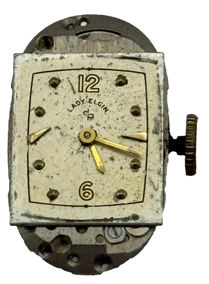 Lady Elgin Grade 535 Model 2 Watch Movement 1948 21/0s American Parts Repair