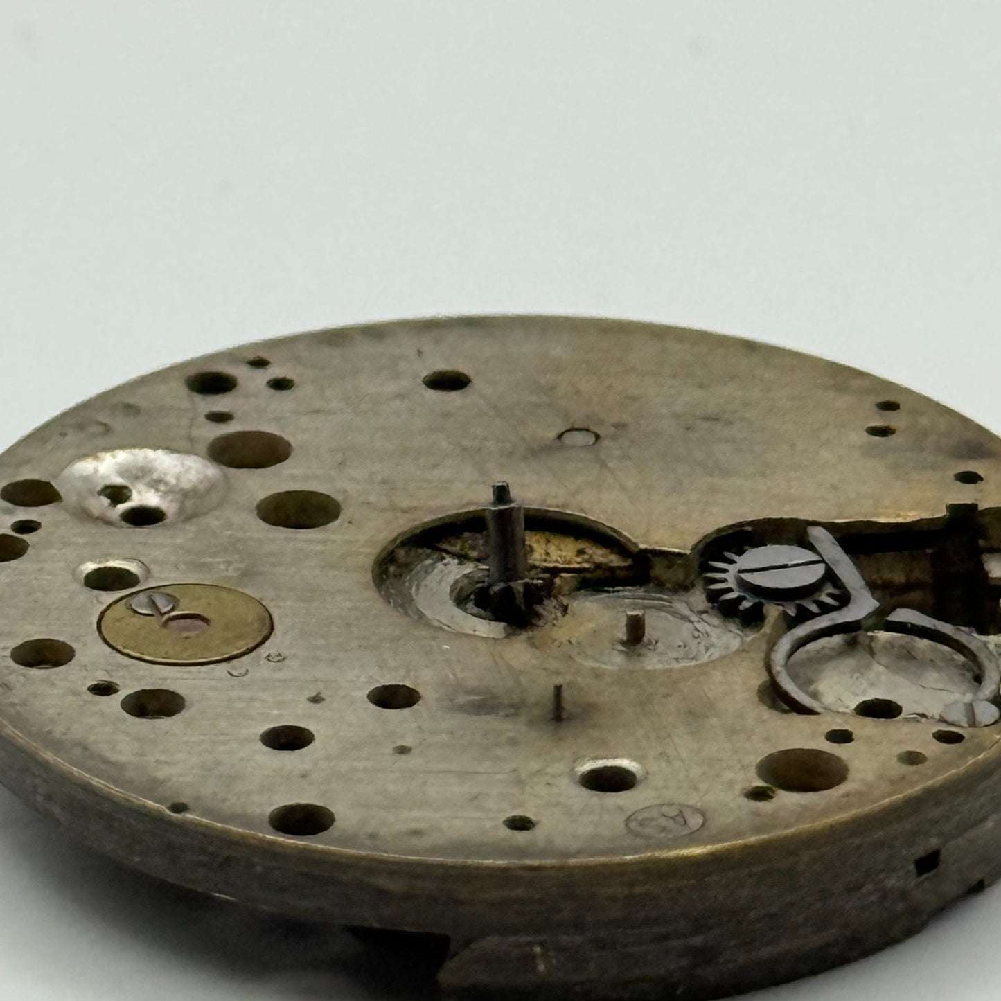 AS A Schild Trench Watch Movement Manual Wind Vintage Swiss Parts Repair 29.5mm