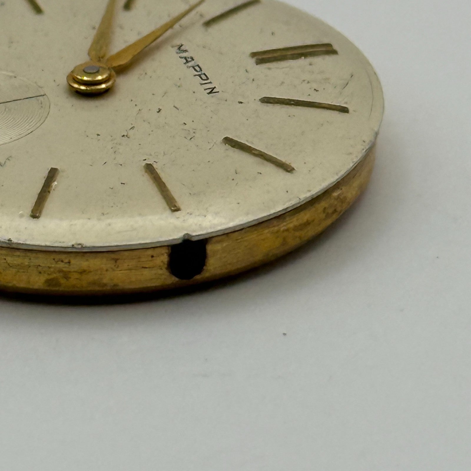 AS 1002 984 Watch Movement Mappin Manual Wind Vintage Swiss Parts Repair 28.6mm