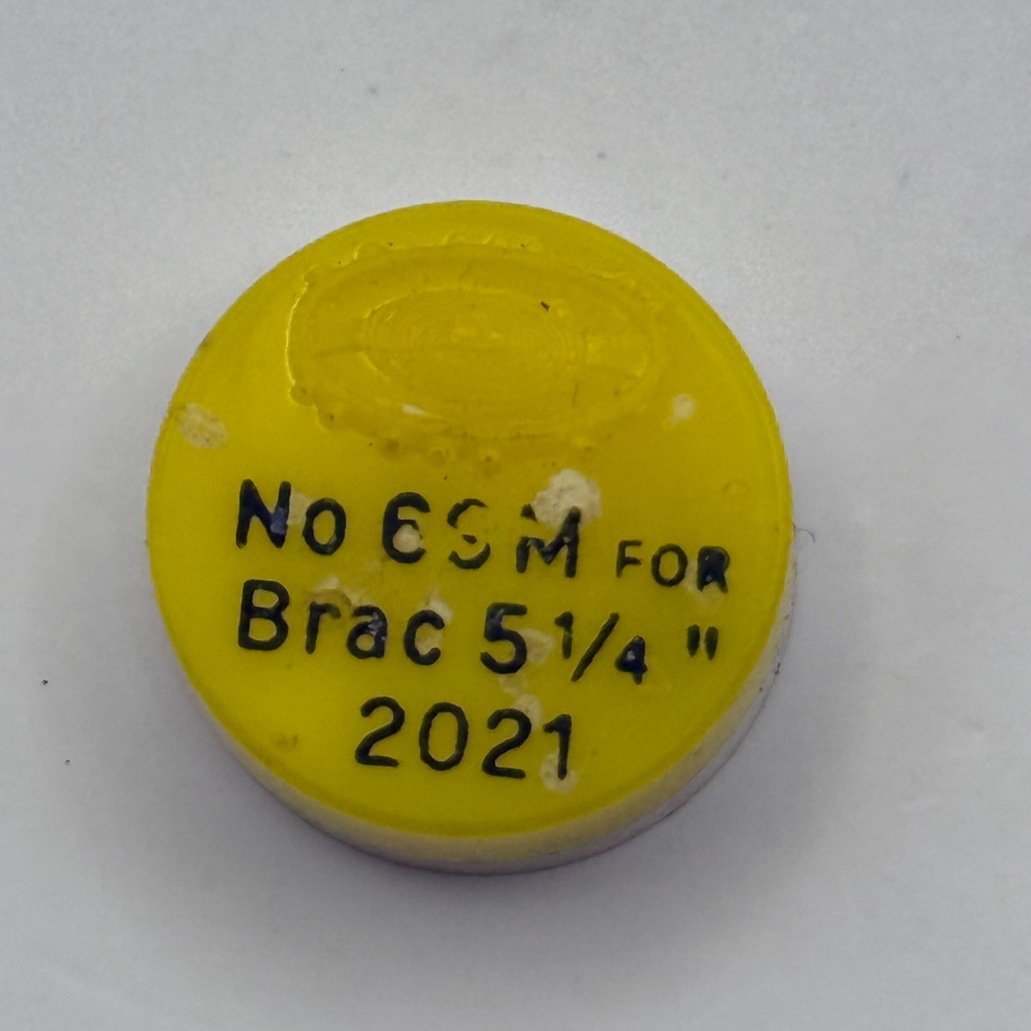 BRAC 2021 Balance Wheel Complete And Spring 5¼’’’ 69 M Watch Movement Parts NOS