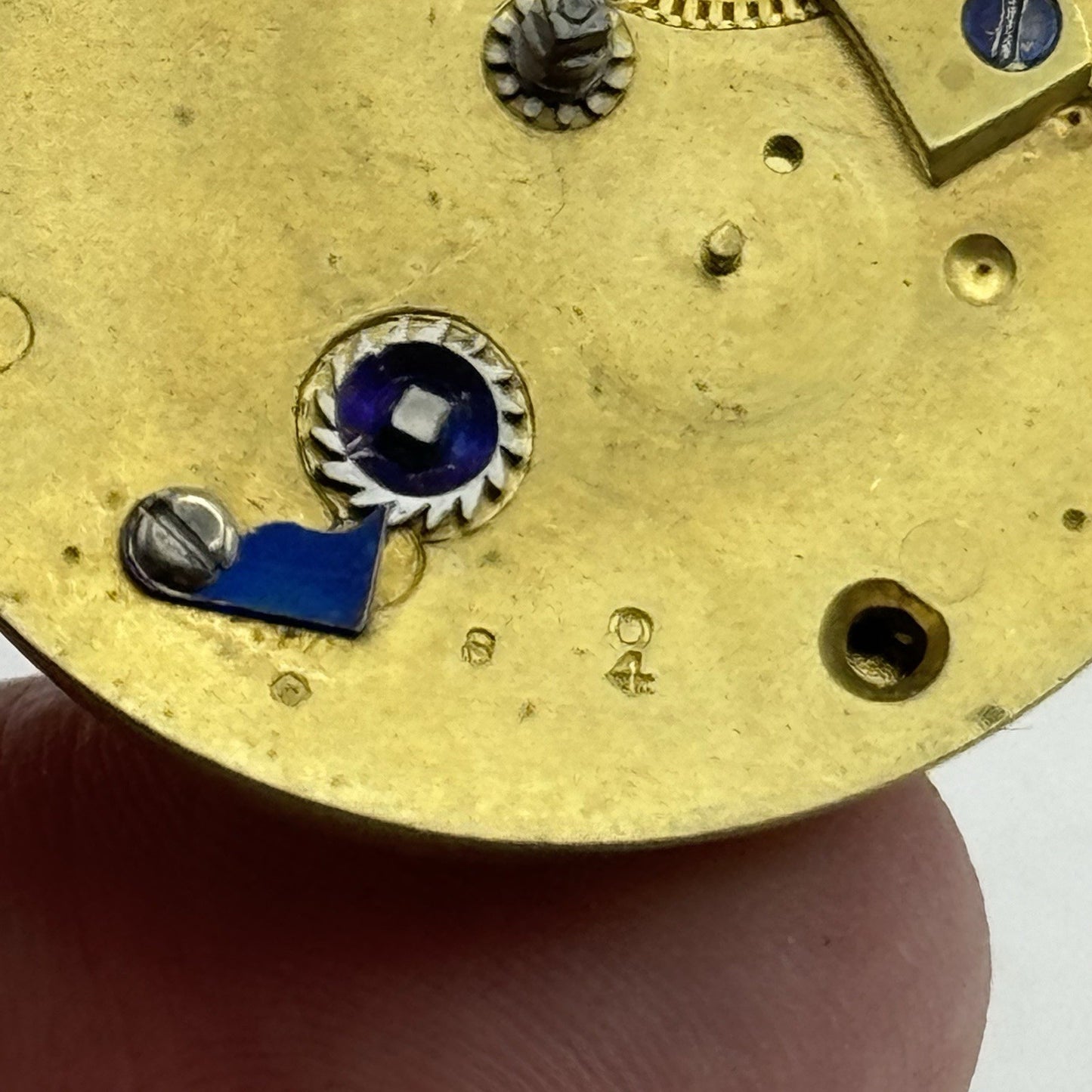 36mm Running Antique Quality English Fusee Pocket Watch Movement -  TO RESTORE