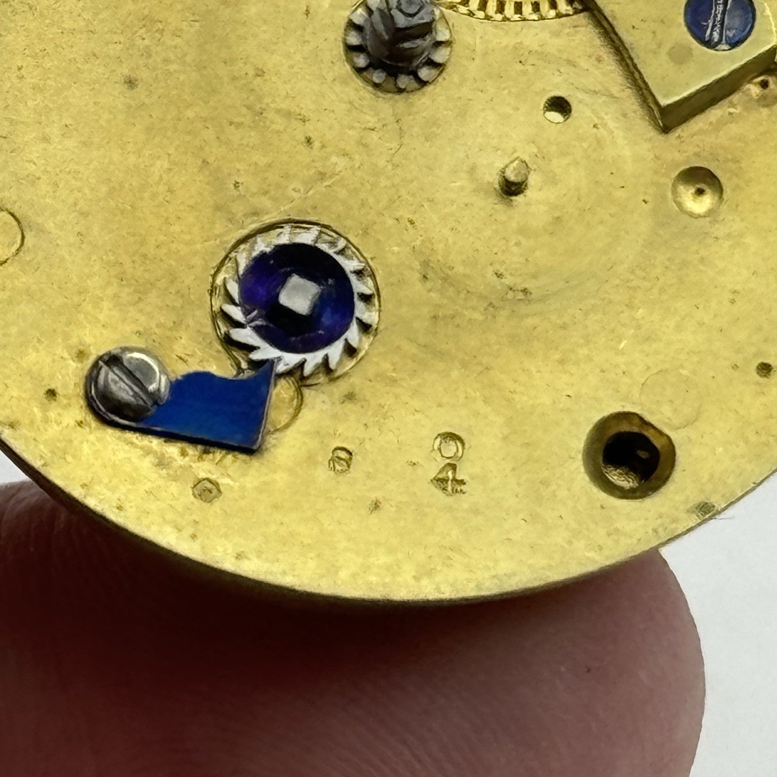36mm Running Antique Quality English Fusee Pocket Watch Movement -  TO RESTORE
