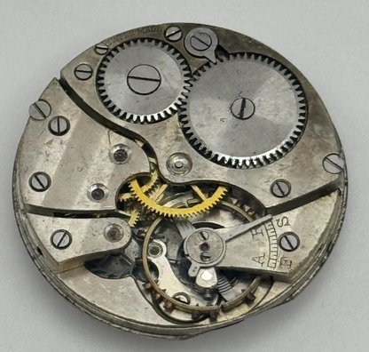 25.4mm Unidentified Roman Numerals Trench Watch Movement Manual Wind PARTS SPARE