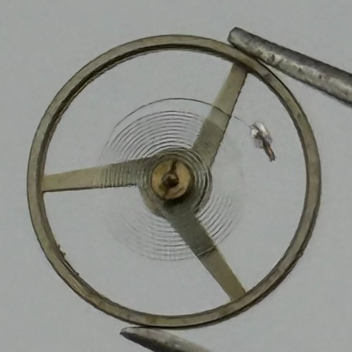 FEF 371 Balance Wheel Complete And Spring 6 3/4-8''' 1572 M Watch Movement Parts