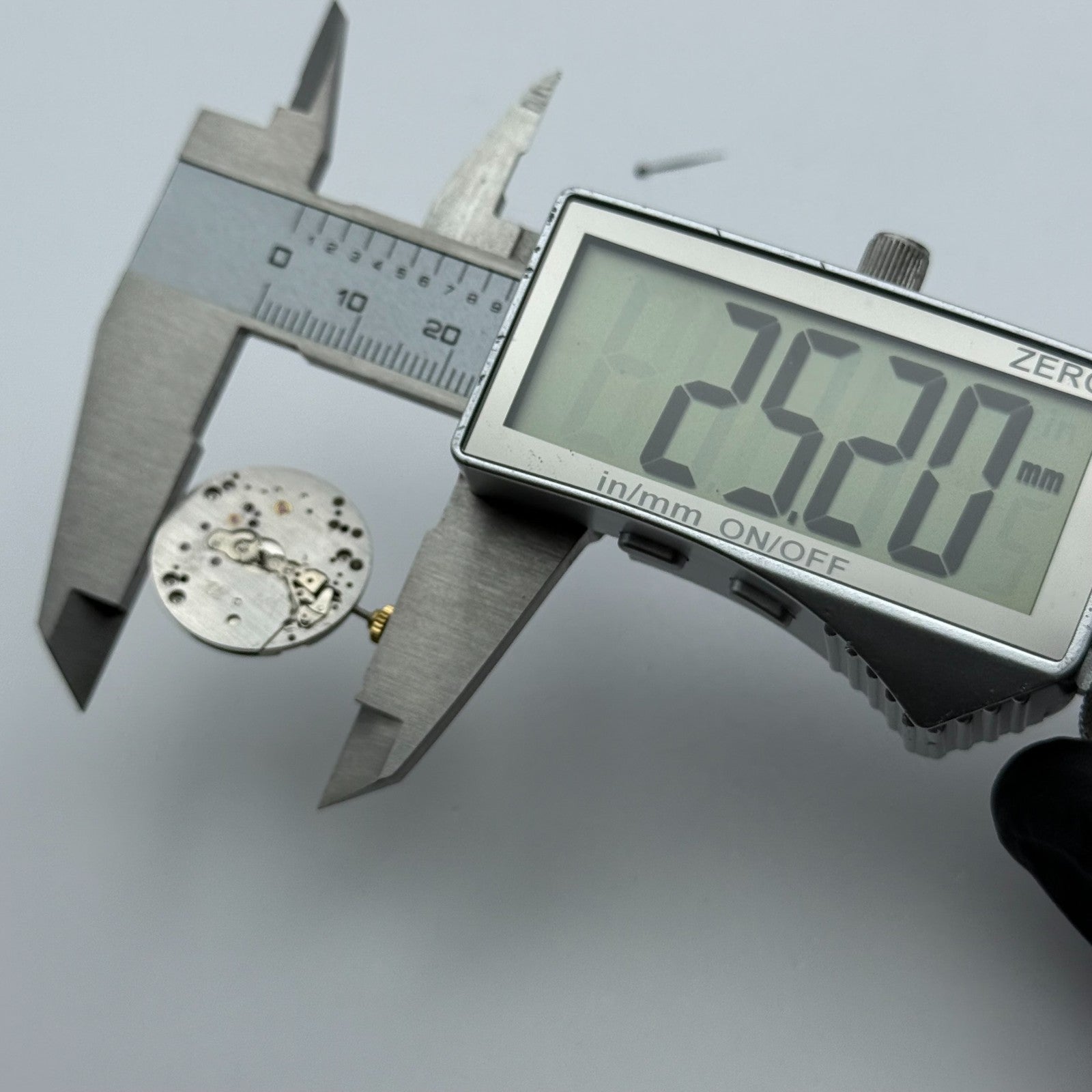 Jaeger Le Coultre 895 Thin Watch Movement Square Dial Vintage Parts Repair 21mm