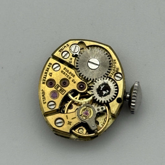 13.2mm Vintage Ladies Bulova 5BD Manual Wind Swiss Watch Movement PARTS REPAIR