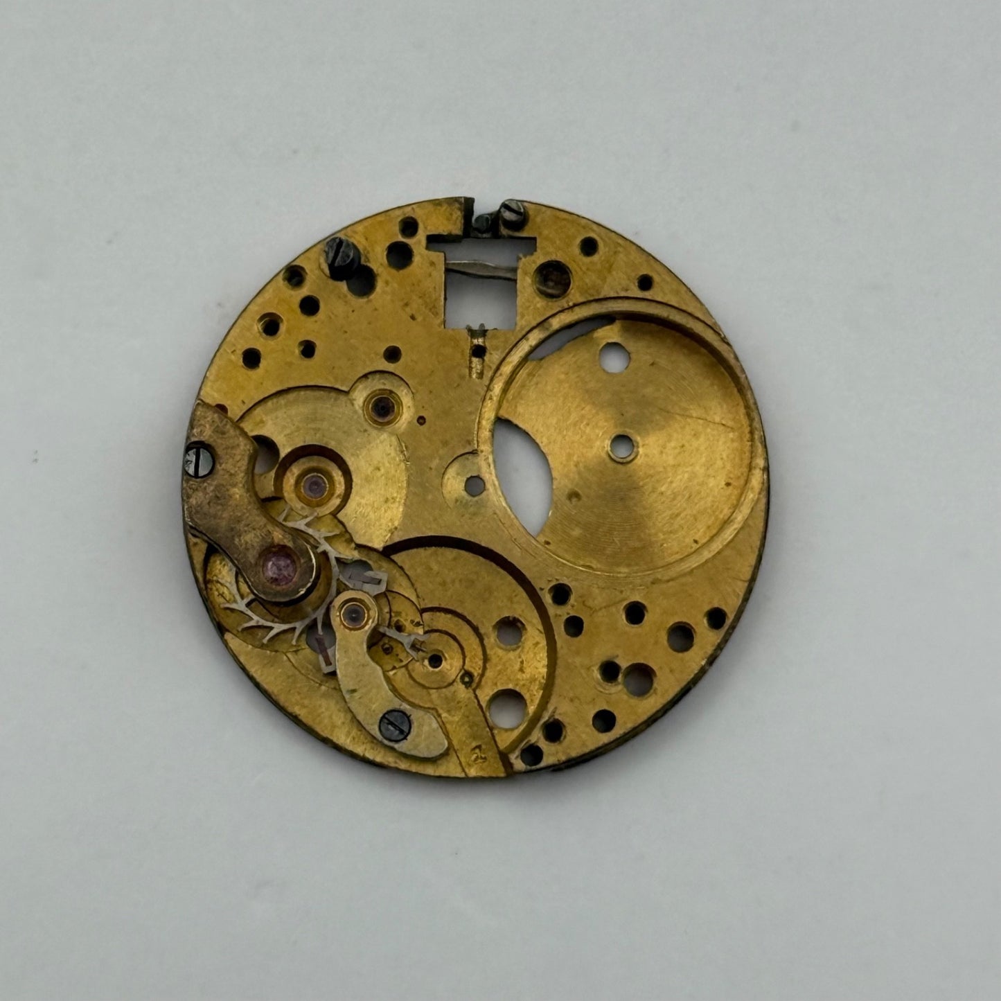 AS 340 Watch Movement Manual Wind Vintage Swiss Incomplete Parts Repair 23.5mm
