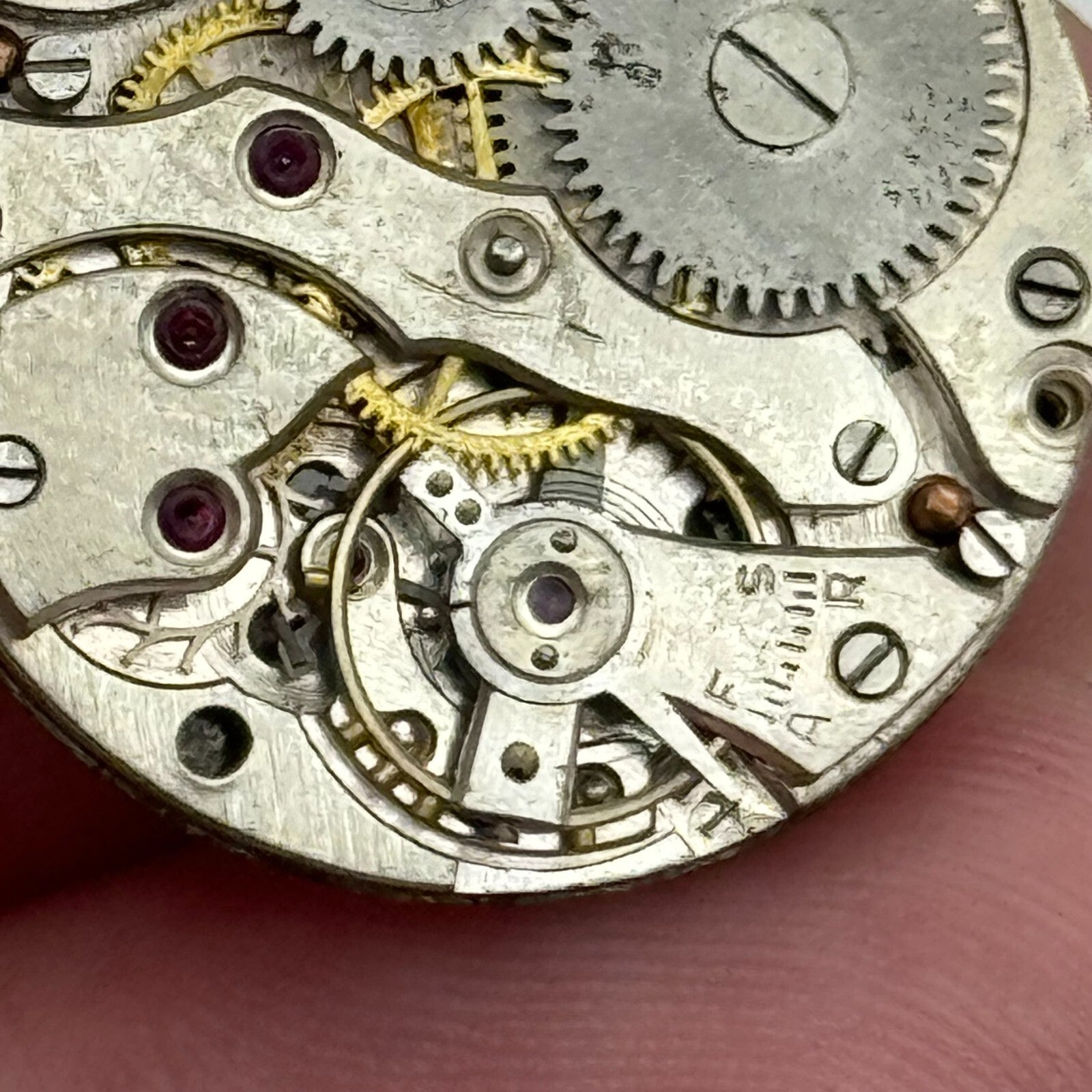 23.6mm Unidentified Sub Seconds Trench Watch Movement Manual Wind PARTS SPARES