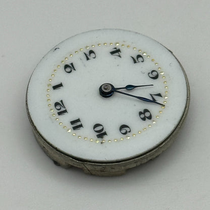 23.6mm 15 Jewels Swiss Porcelain Dial Trench Watch Movement Manual Wind PARTS