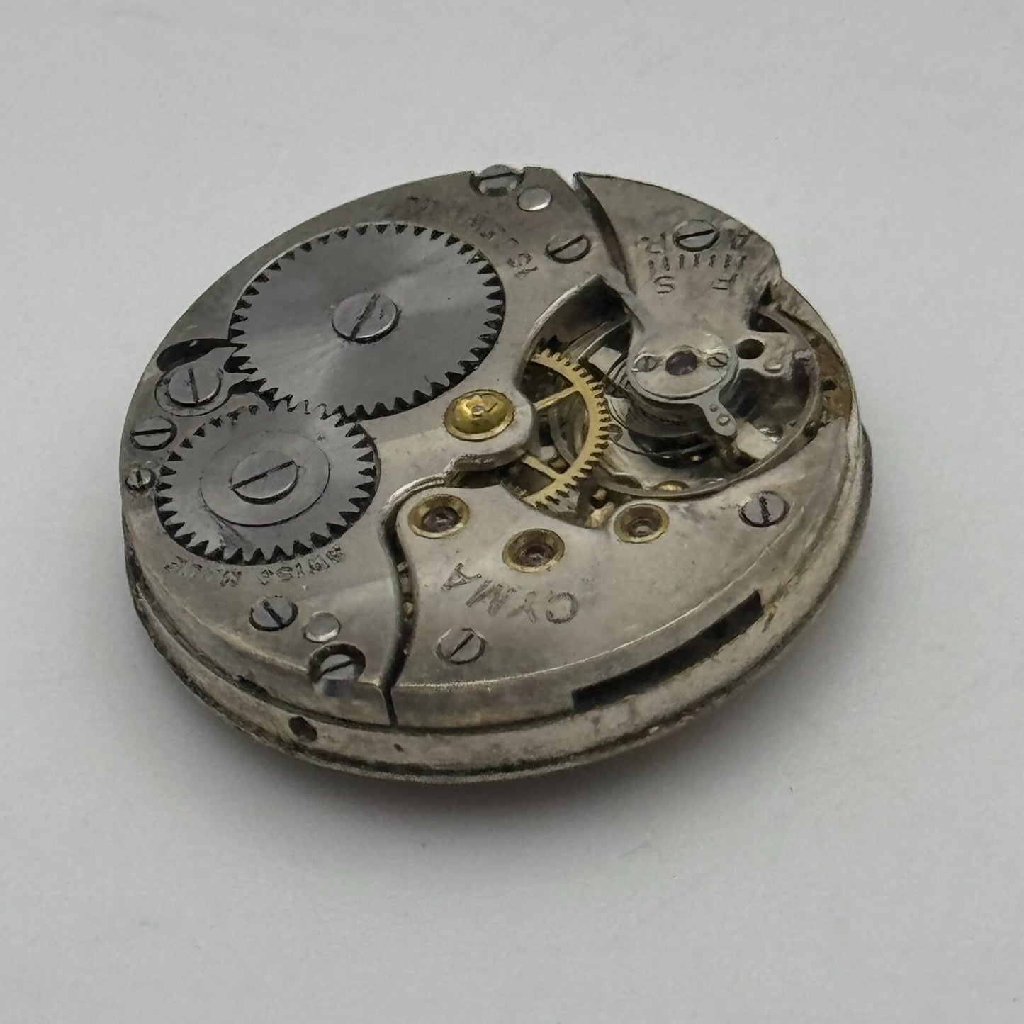 23.6mm Cyma Ref . 030 Manual Wind Watch Movement Swiss Vintage PARTS SPARES
