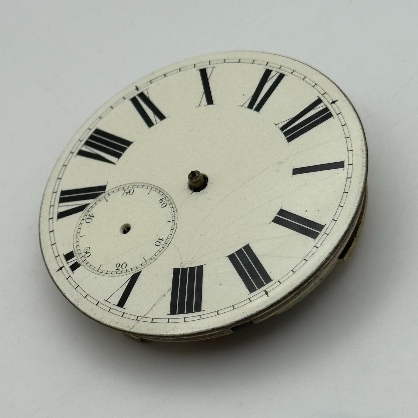 46.4mm Antique Four Pair Jewelled Unique Key Wound Pocket Watch Movement PARTS