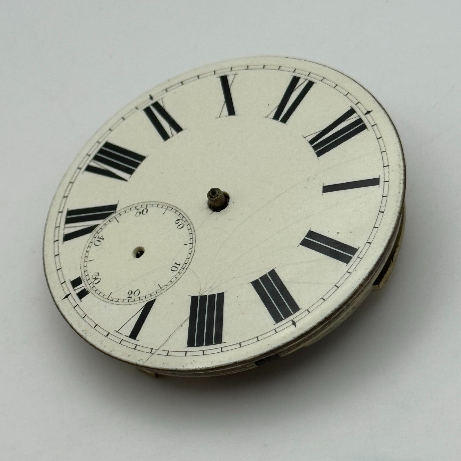 46.4mm Antique Four Pair Jewelled Unique Key Wound Pocket Watch Movement PARTS