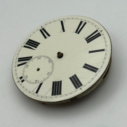 46.4mm Antique Four Pair Jewelled Unique Key Wound Pocket Watch Movement PARTS