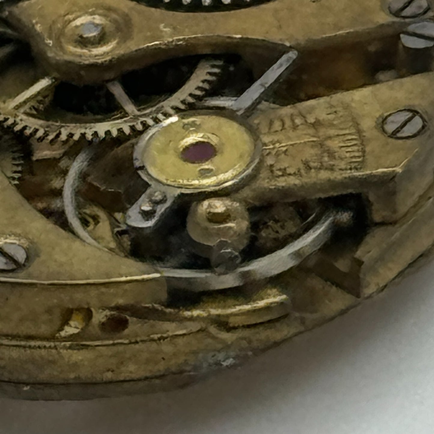 23.6mm Audax W.J.H. ETA 15 Jewels Balance Ok Manual Wind Watch Movement PARTS