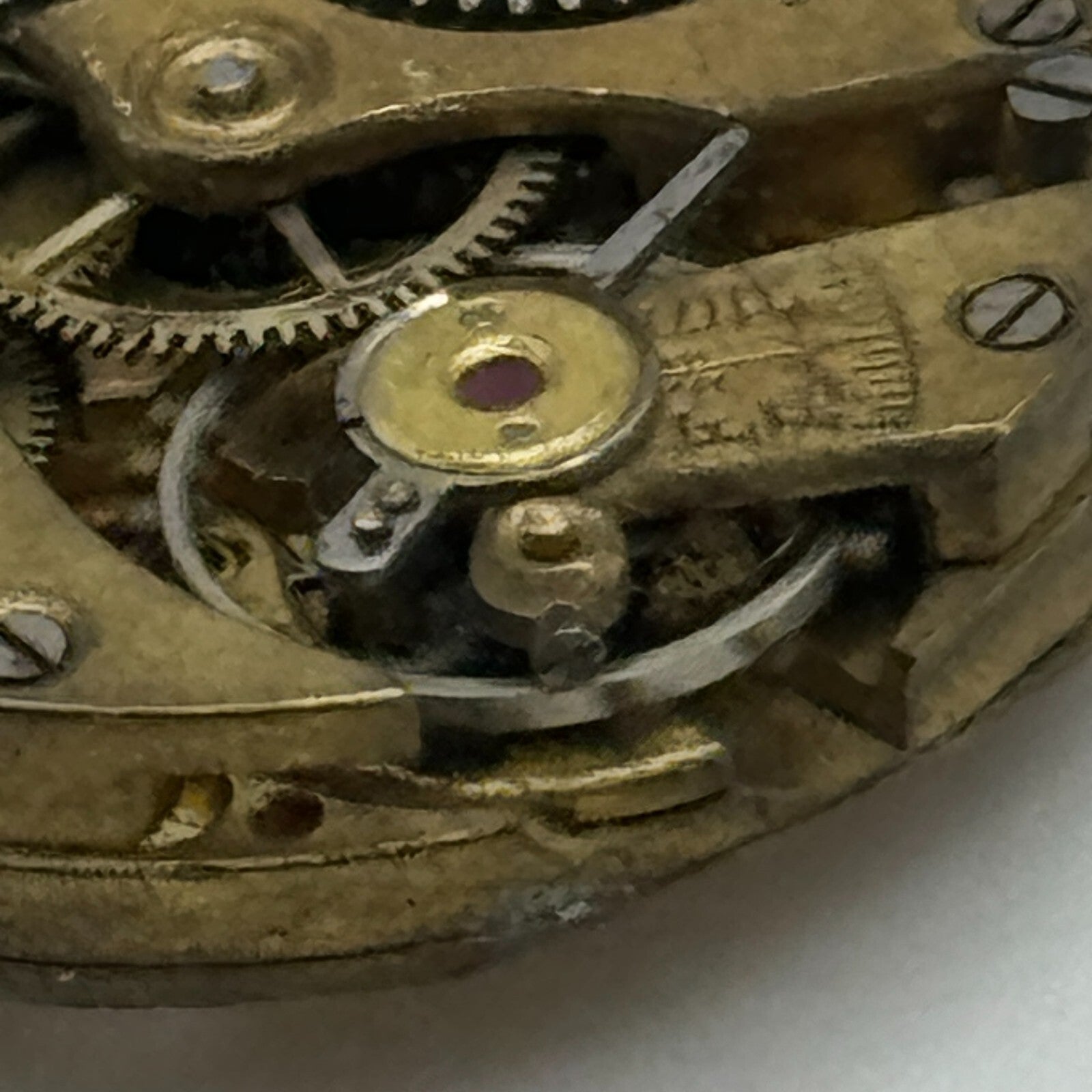 23.6mm Audax W.J.H. ETA 15 Jewels Balance Ok Manual Wind Watch Movement PARTS