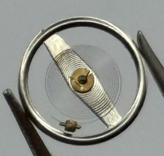 Brac 2051 Balance Wheel Complete And Spring 5¼’’’ 69 M Watch Movement Parts NOS