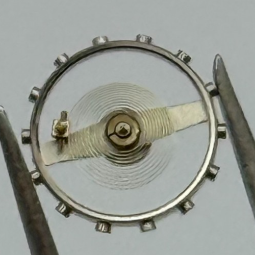 EB 1431 Balance Wheel Complete And Spring 8 3/4’’’ 120 Watch Movement Parts NOS