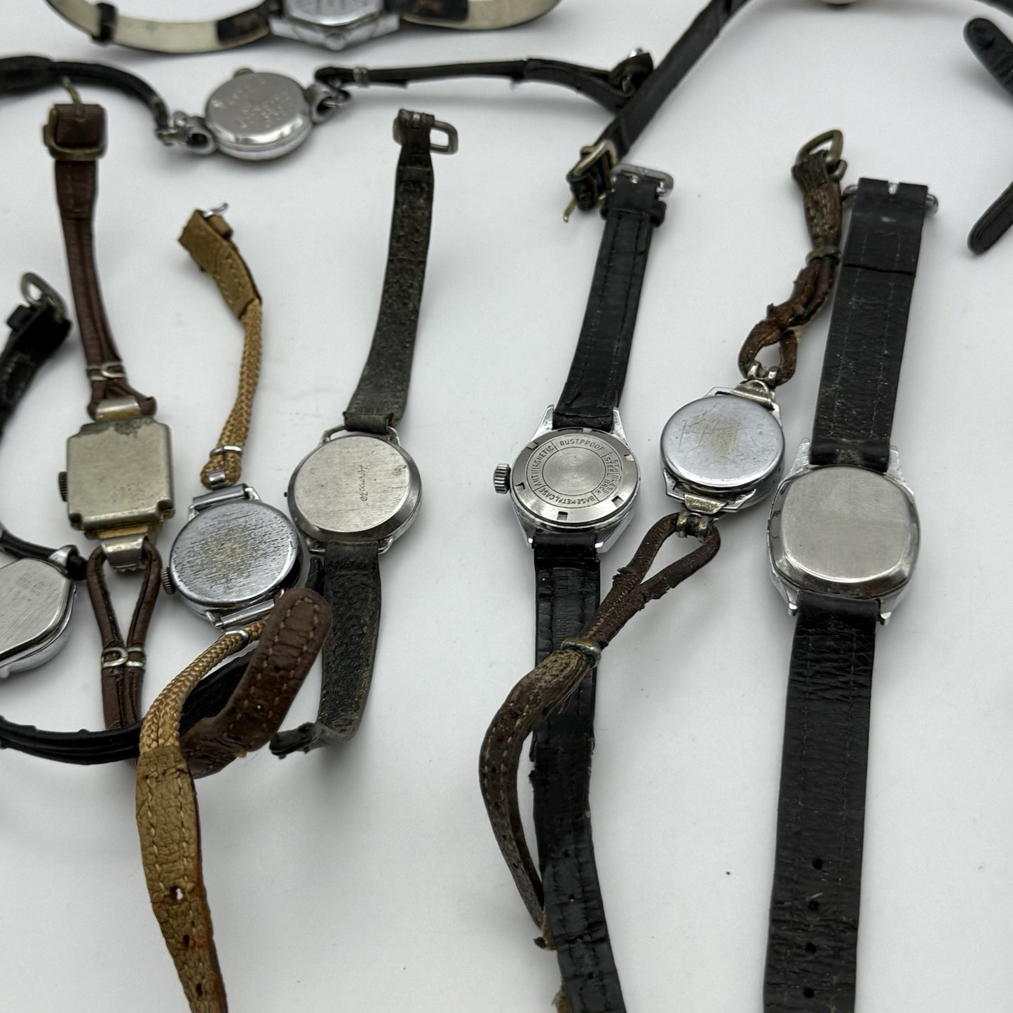 Bundle Of Ladies Vintage Manual Wind Wristwatches Joblot PARTS REPAIR SPARES