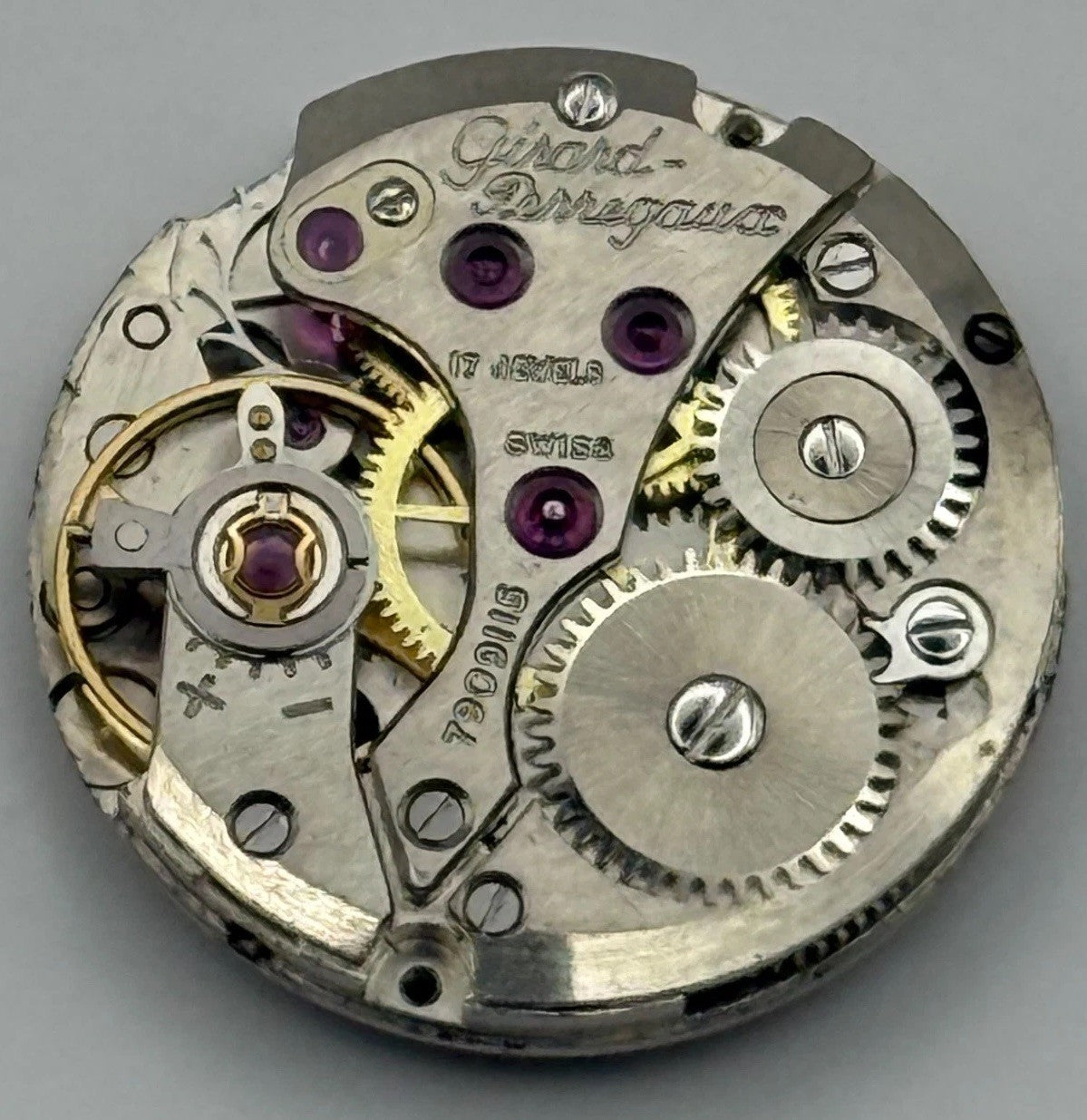 Girard Perregaux Ladies Good Balance Watch Movement Manual Wind Vintage 17.3mm