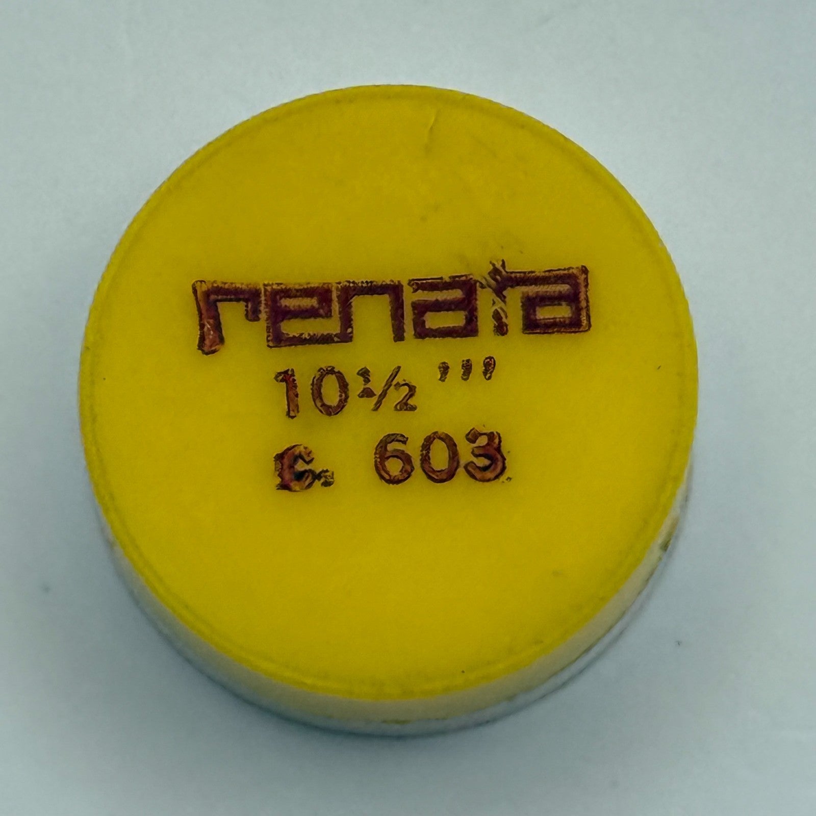 c.603 Balance Wheel Complete And Spring 10 1/2’’’ Watch Movement Parts NOS