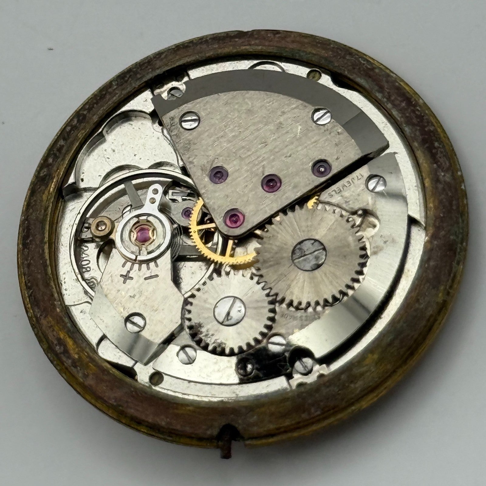 ETA 2408 Watch Movement Talis Manual Wind Vintage Swiss Parts Repair 30.9mm