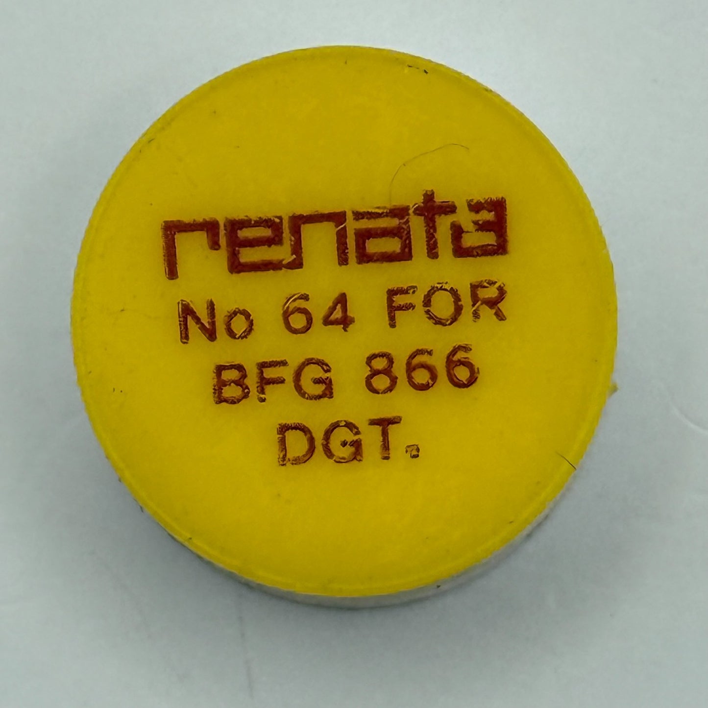 BFG 866 Balance Wheel Complete And Spring  DGT 64 Watch Movement Parts NOS 