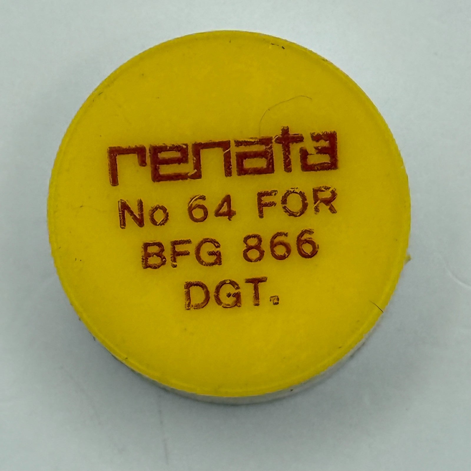 BFG 866 Balance Wheel Complete And Spring  DGT 64 Watch Movement Parts NOS 