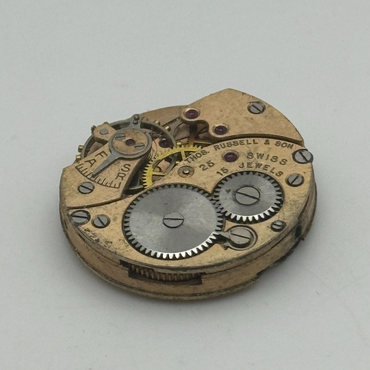 23.6mm Thomas Russell & Son Cal 25 Sub Seconds Manual Wind Watch Movement PARTS