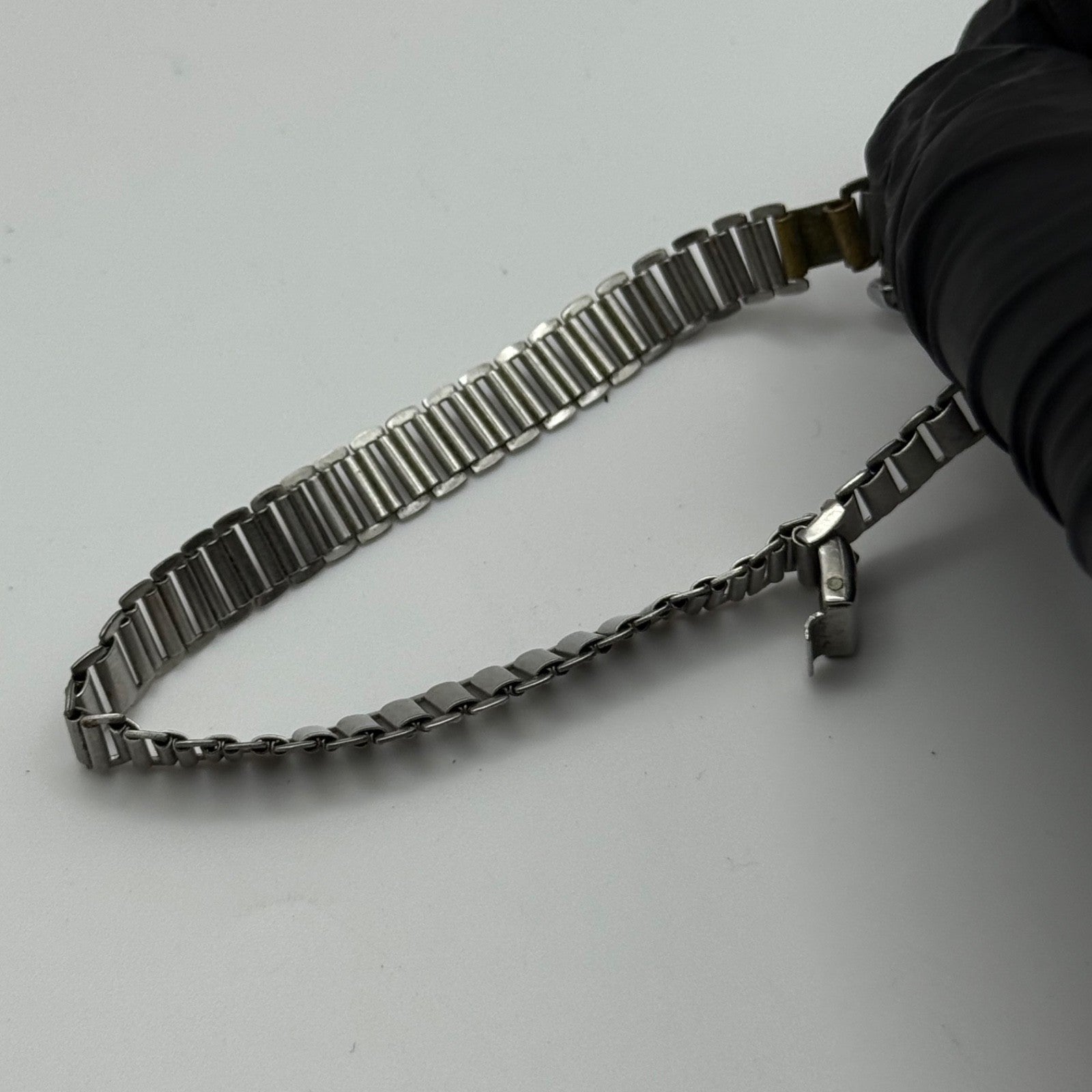 23mm Vintage Timex Cinderella Bonklip Bracelet Manual Wind Watch PARTS / REPAIR