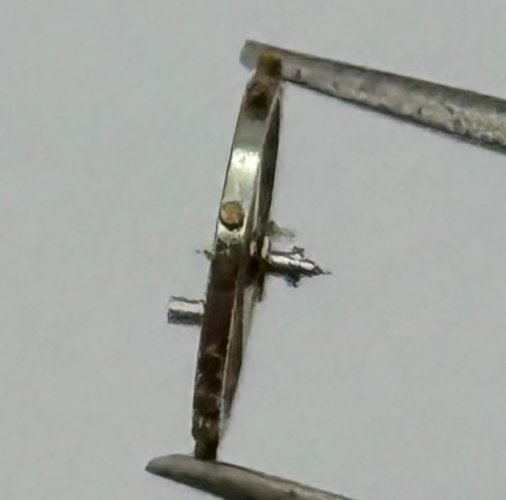 ETA 2410 Balance Wheel Complete And Spring 6 3/4''' Watch Movement Parts NOS