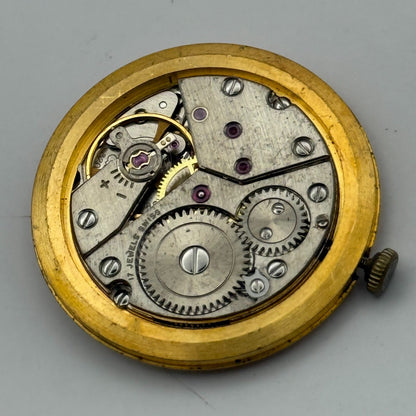Garrard Peseux 320 Watch Movement Running Manual Wind Vintage Swiss Parts 30.2mm