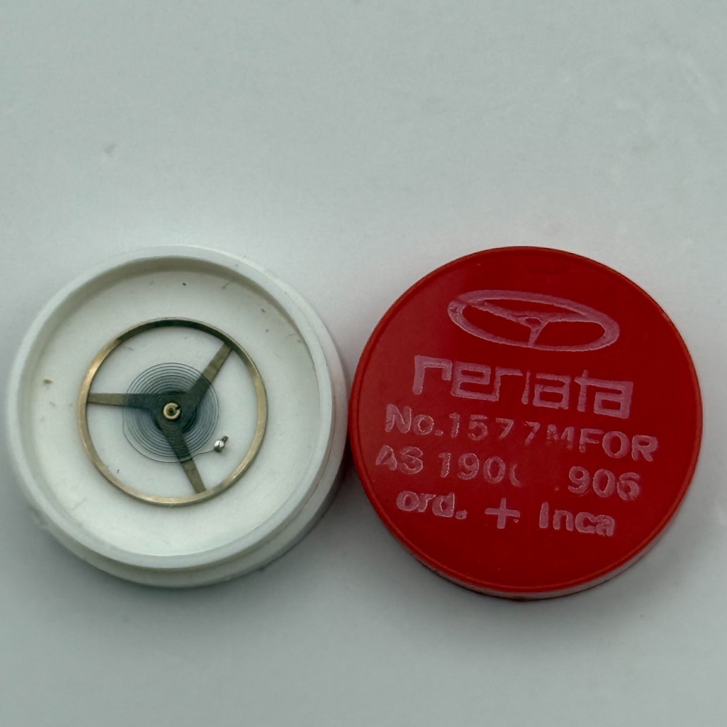 AS 1900 1906 Balance Wheel Complete And Spring 1577 M Watch Parts NOS