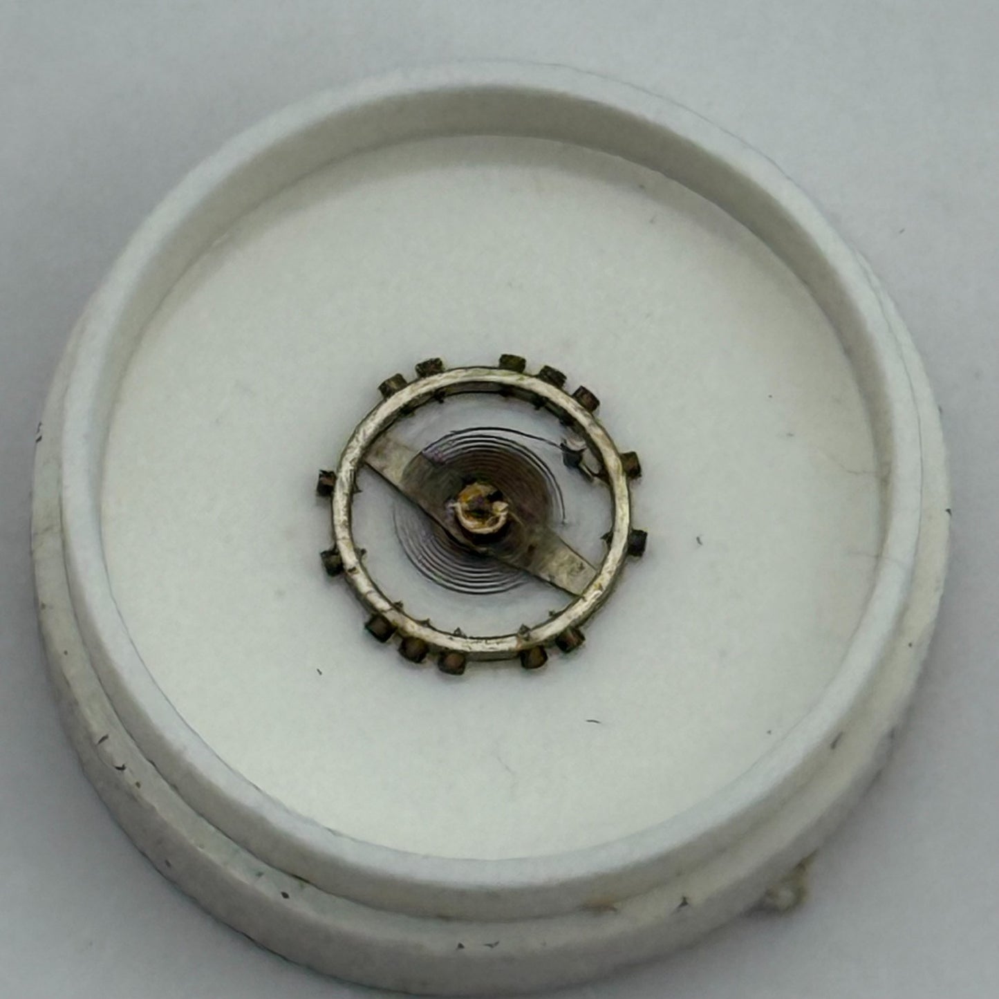 AS 976 1012 Balance Wheel Complete And Spring  29 M Watch Movement Parts NOS
