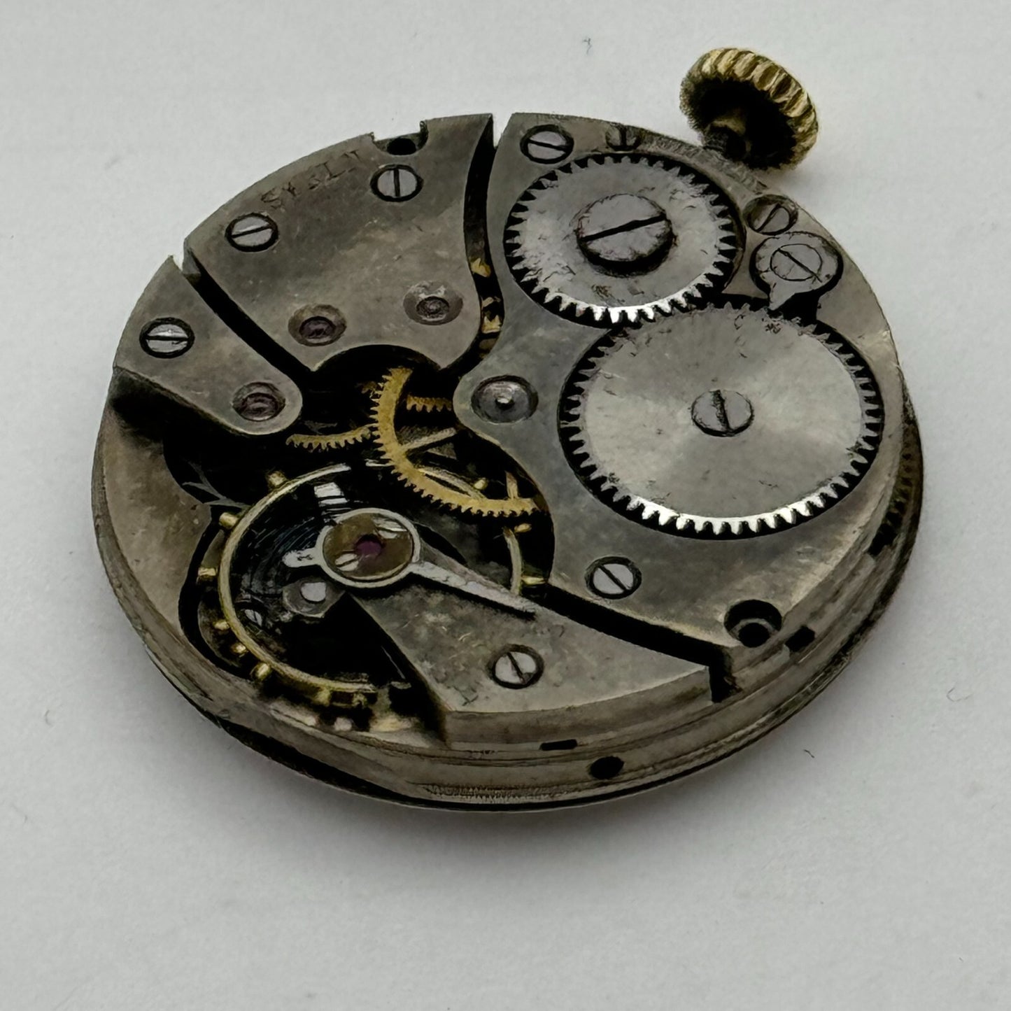 25.3mm Men's Syren Quality Trench Watch Movement Swiss Vintage 15 Jewels PARTS