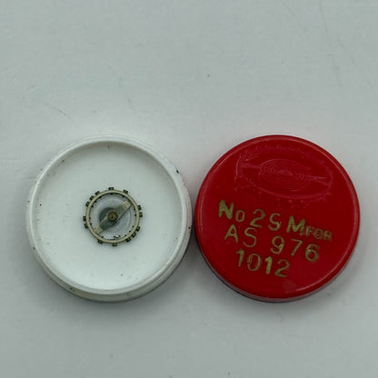 AS 976 1012 Balance Wheel Complete And Spring  29 M Watch Movement Parts NOS 