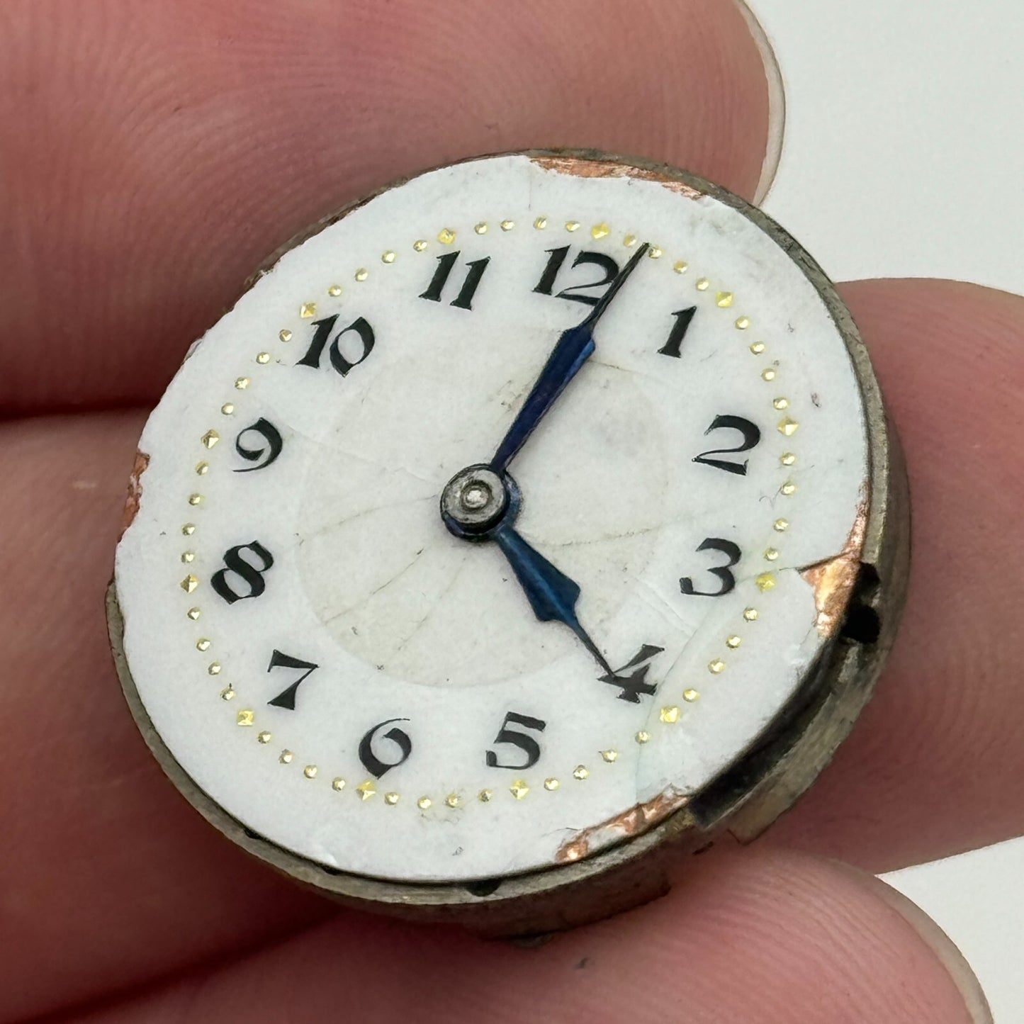 23.6mm Sapho Watch Co 15 Jewels Trench Watch Movement  Manual Wind PARTS SPARES