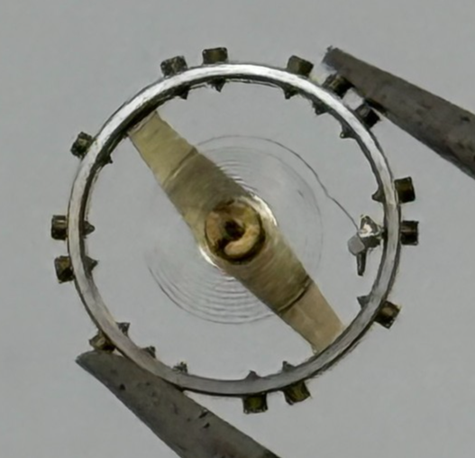 Unitas 540 Balance Complete 6 3/4-8''' Renata 315 M Watch Movement Parts Vintage