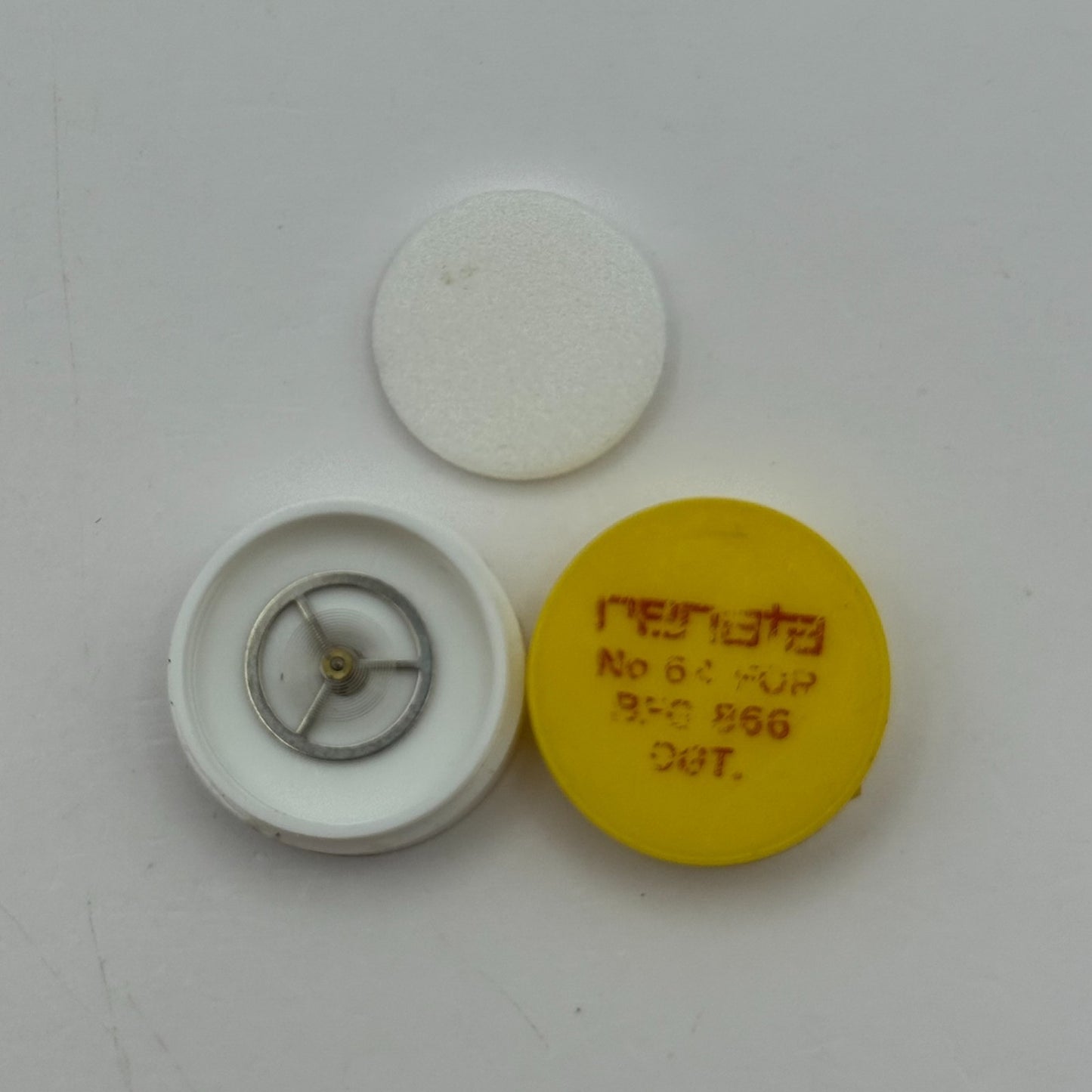 BFG 866 Balance Wheel Complete And Spring  DGT.  64 Watch Movement Parts NOS