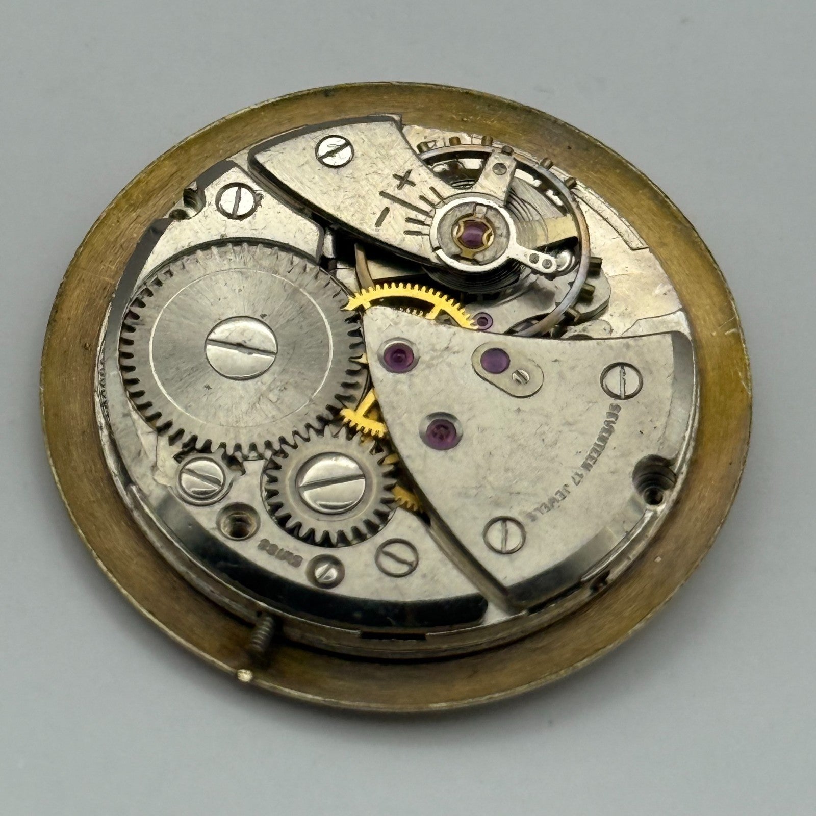 FHF 72 Watch Movement Verity Magnificent Manual Wind Vintage Parts Repair 25.9mm