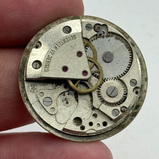 25.8mm Yeoman Mens HB Hermann Becker 1161 Manual Wind Watch Movement PARTS SPARE