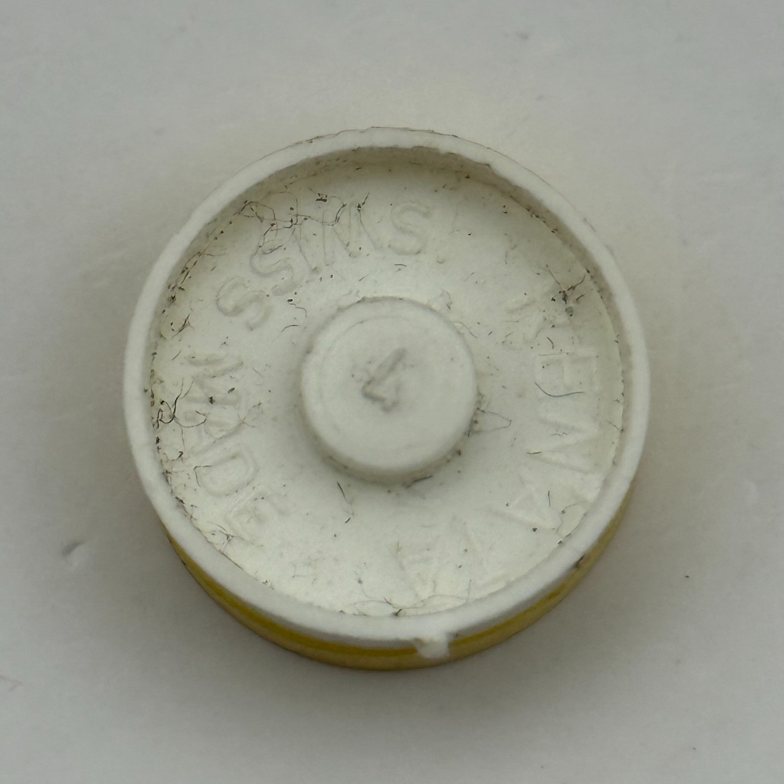 Brac 190 Balance Wheel Complete And Spring Renata 985 Watch Movement Parts NOS 