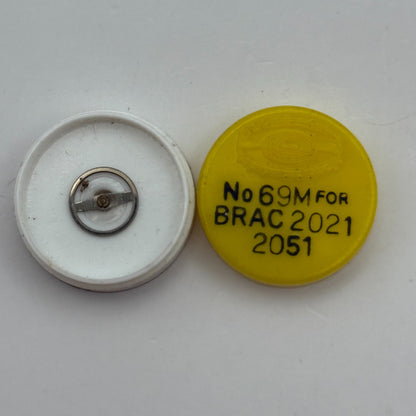 Brac 2021 2051 Balance Wheel Complete And Spring 69 M Watch Movement Parts NOS
