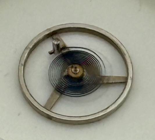 ETA 2487 Balance Wheel Complete And Spring Ord + Inca Watch Movement Parts 