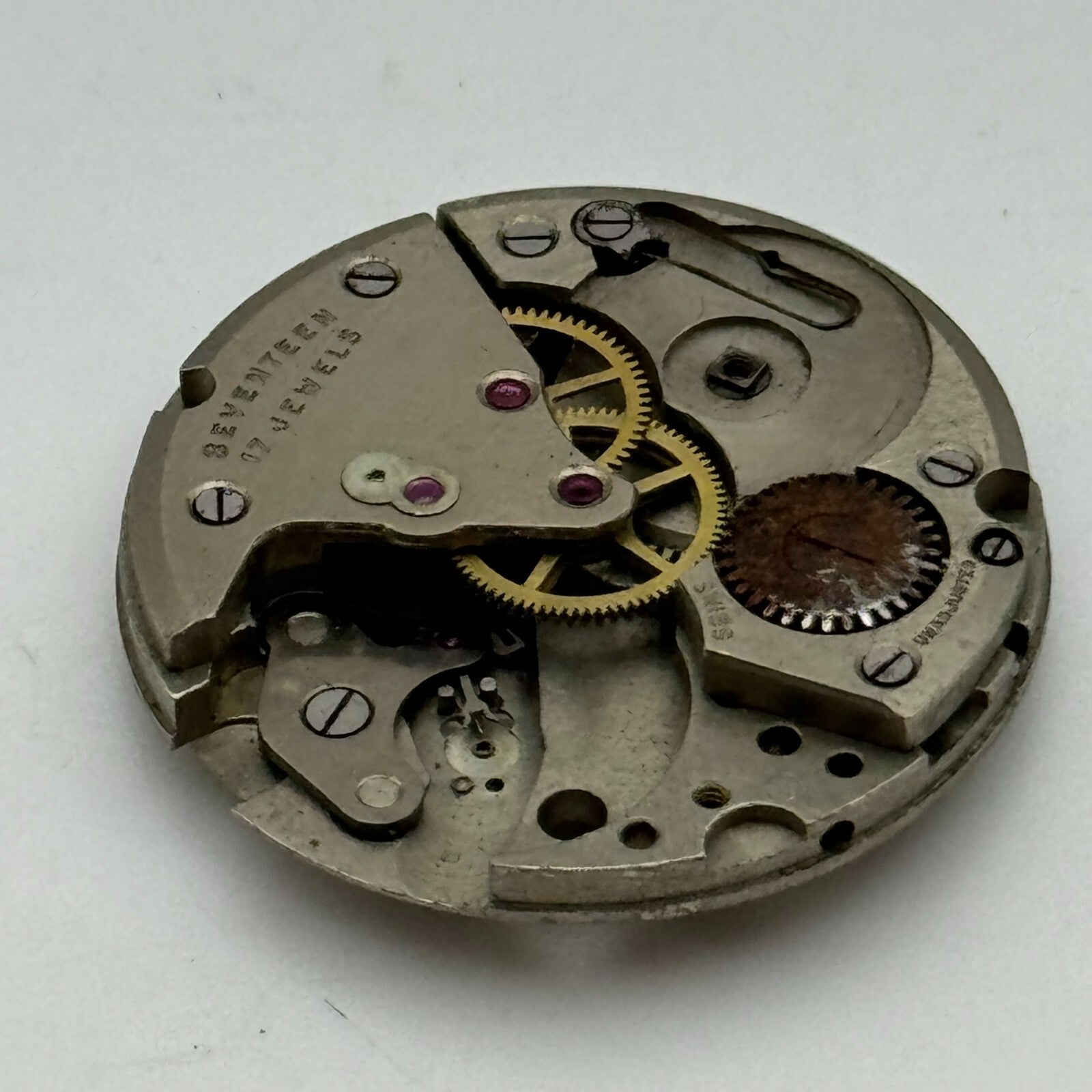 25.9mm Men's Felsa F 400 Manual Wind 17 Jewels Swiss Watch Movement PARTS SPARES
